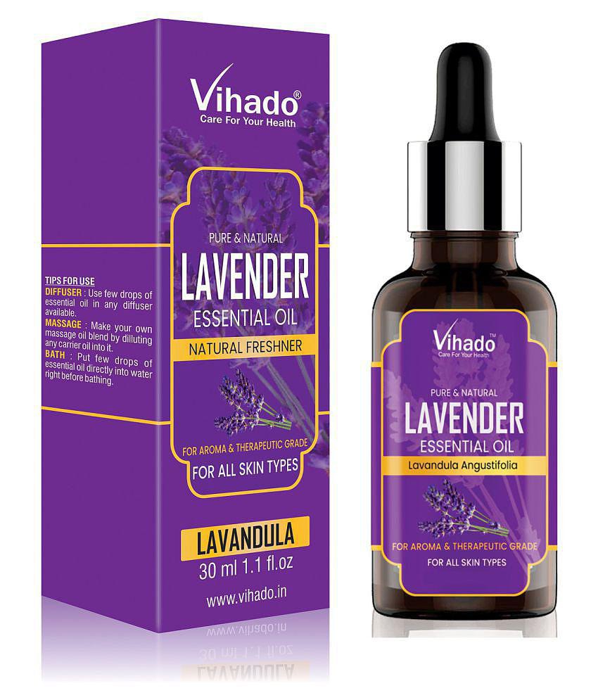 Vihado - Lavender Essential Oil 30 mL (Pack of 1)