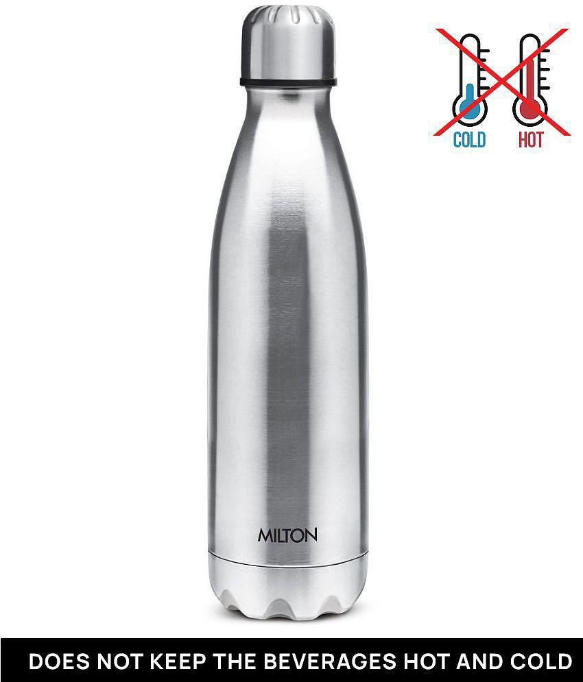 Milton - SHINE 1000 Silver Water Bottle 900 mL ( Set of 1 ) - Silver