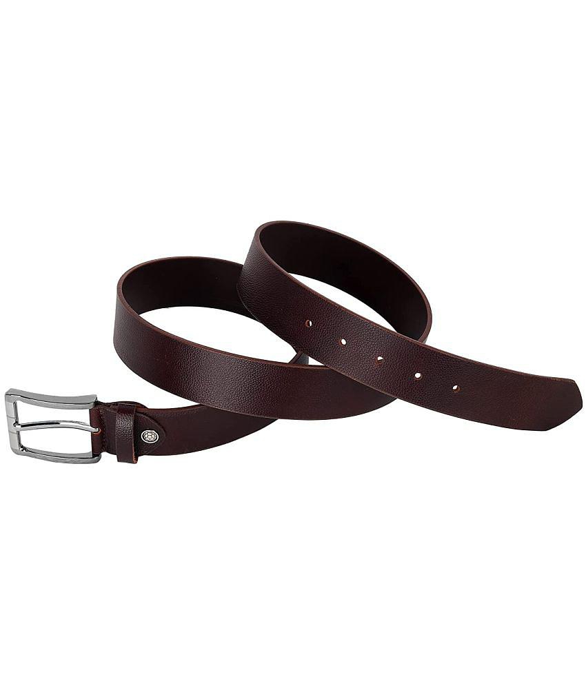 Sophisticated Men Leather World - Brown PU Men's Casual Belt ( Pack of 1 ) - None 2025 at ShopCi