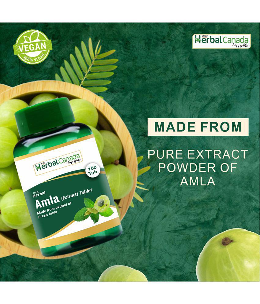 Herbal Canada Amla(100Tab) + Triphala(100Tab) Tablet 200 no.s Pack Of 2