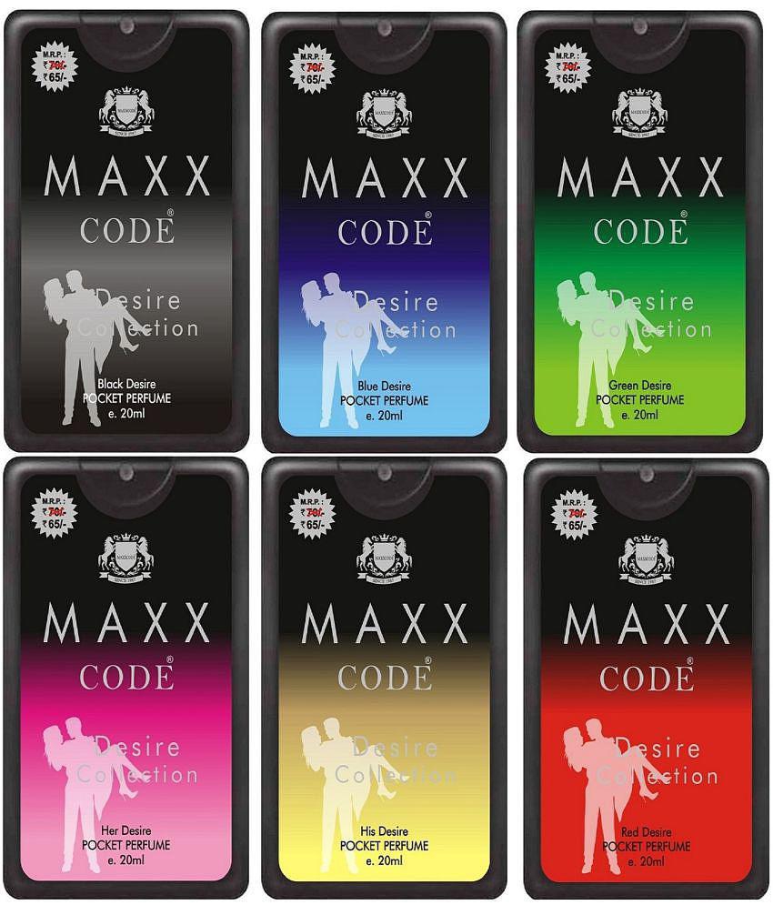 MAXXCODE POCKET PERFUME 20 ML IN 6 VARIANTS