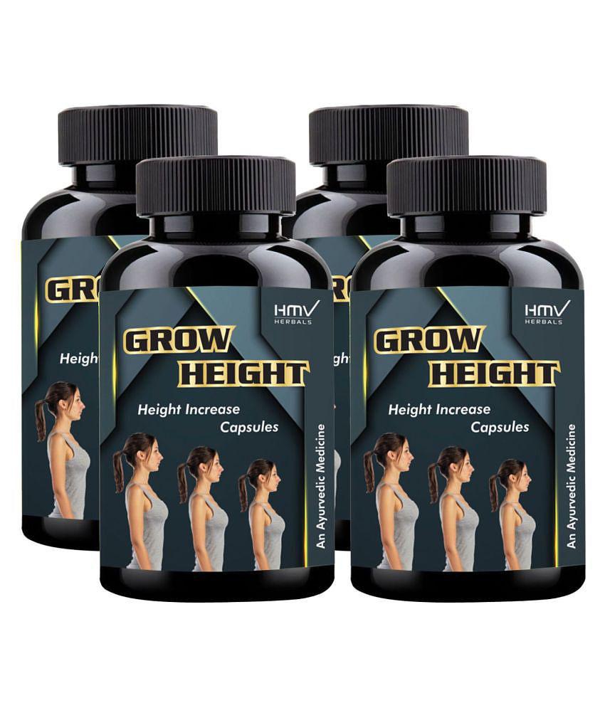 HMV Herbals Grow Height Herbal Height Growth Capsule 120 no.s Pack Of 4