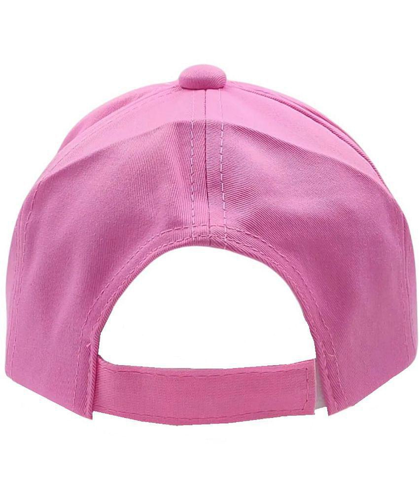 Luxurious Men Zacharias Girl's Kids Cotton Cap kc-12-Light-Pink- (Pack of 1) (1-4 Years) - None 