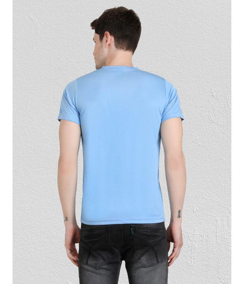 Best Men Ben Toi - Sky Blue Polyester Regular Fit Mens T-Shirt ( Pack of 1 ) - None 2025 at Shop