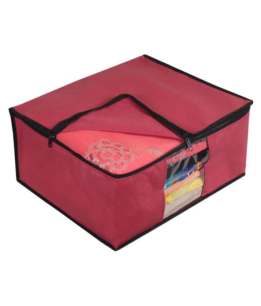 Exclusive Men PrettyKrafts Non Woven Saree Cover Storage Bags Premium Quality Saree Organizer fo