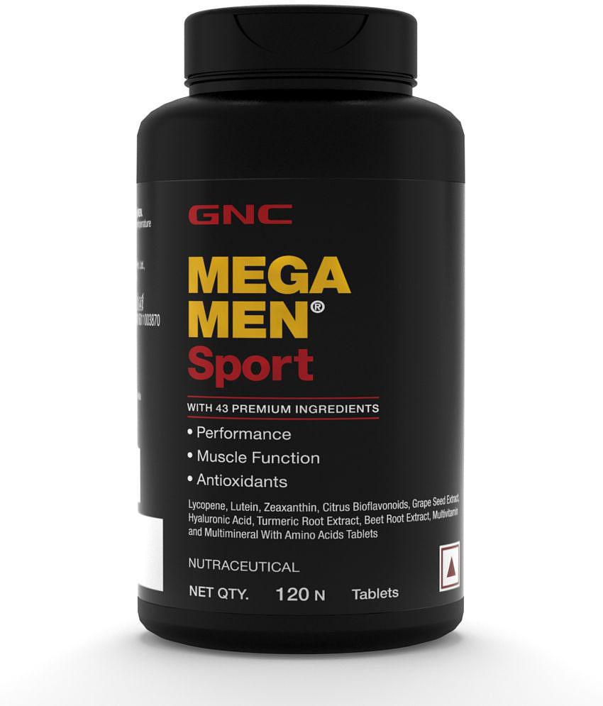 GNC Mega Men Sport Multivitamin for Men- 120 Tablets