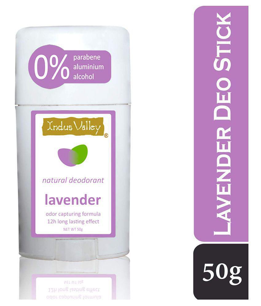 Indus Valley Lavender Natural Deodorant Stick - For Men & Women (50 g) - 50ml