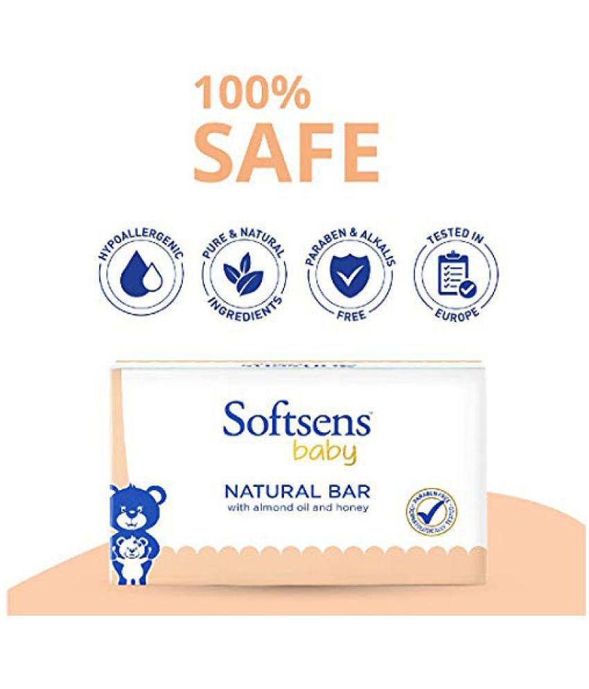 Softsens Natural Baby Soap 1200 g ( 4 pcs )