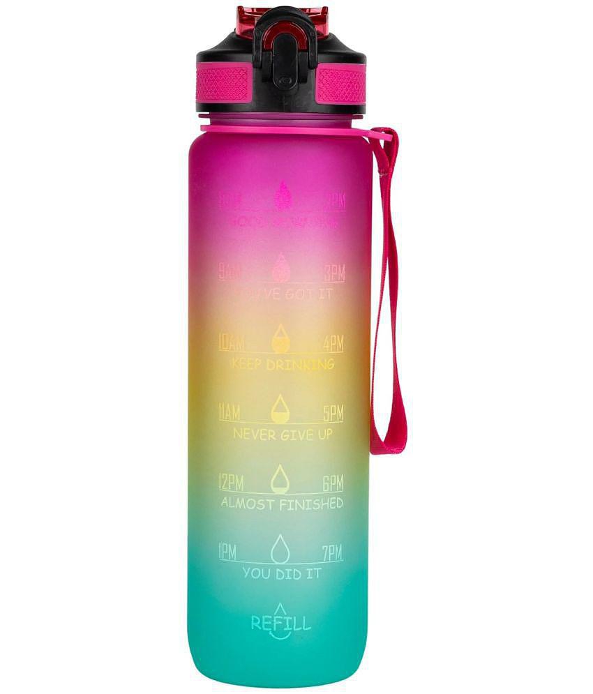 BD Colour Motivational  Water Bottle for daily needs - 1000ml - Others