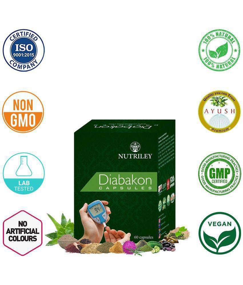 Nutriley Diabetes Control, Diabetic Care Capsule 60 gm Pack Of 1