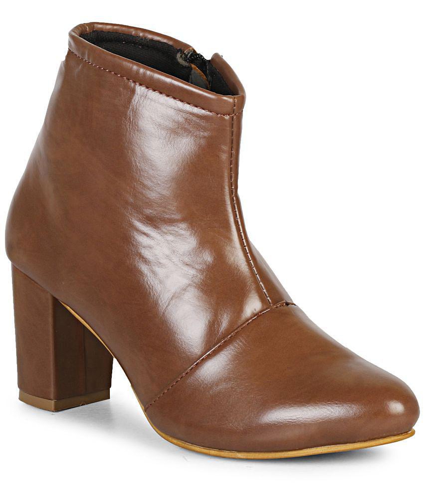 Ishransh - Brown Women's Ankle Length Boots - None