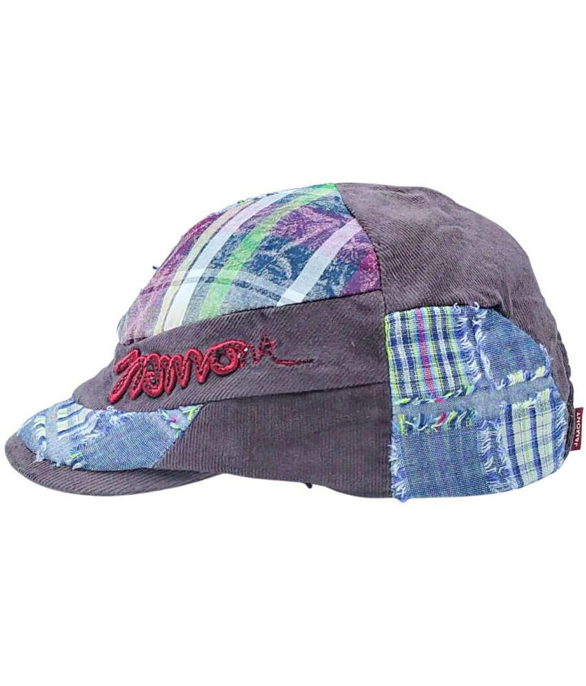 Stylish Men Zacharias Unisex Kids Cotton Beret Golf Cap jk-14 (Grey_1-4 Years) (Pack of 1) - Non