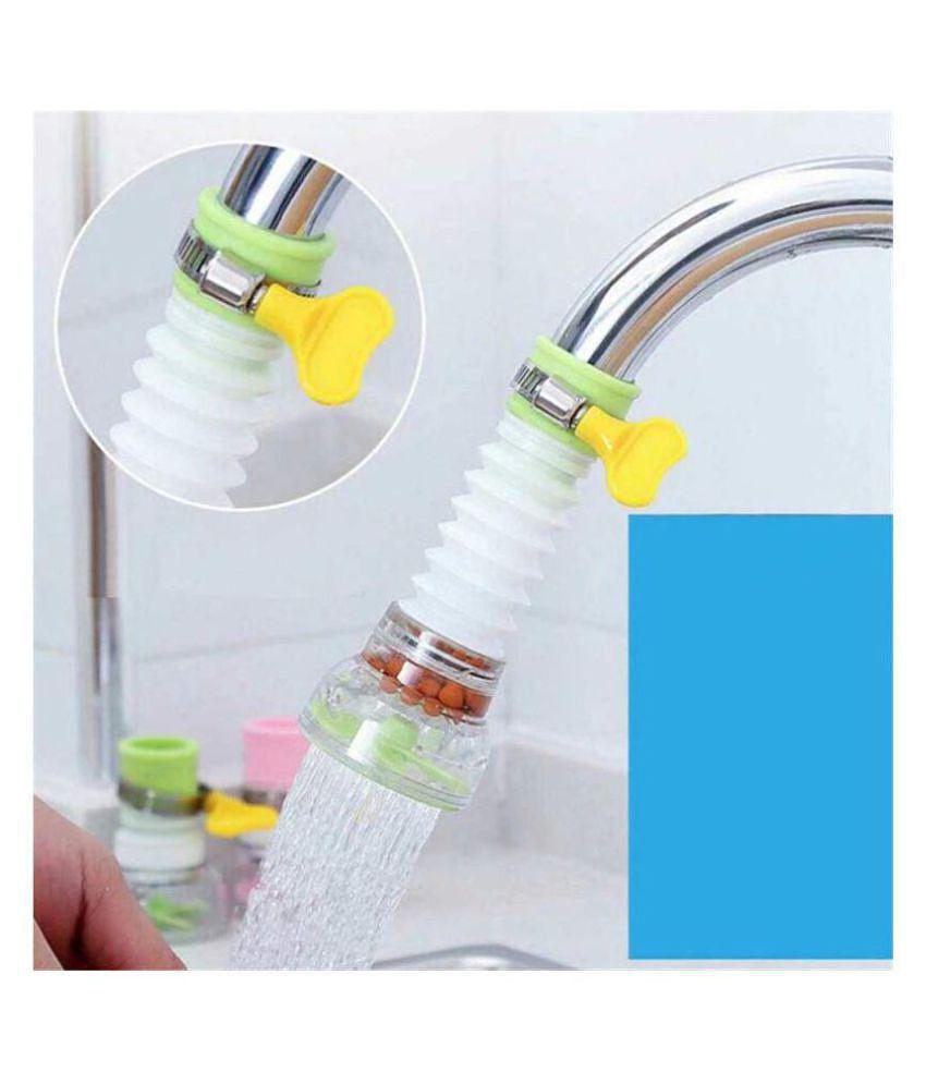 Kitchen tap extension (Pack of 1) with Tightening Clamp Assorted Colors