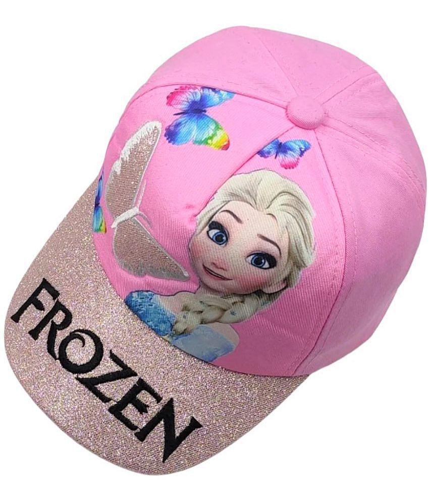 Affordable Men Zacharias Girl's Kids Cotton Cap kc-15-Light-PInk (Pack of 1) (1-4 Years) - None 