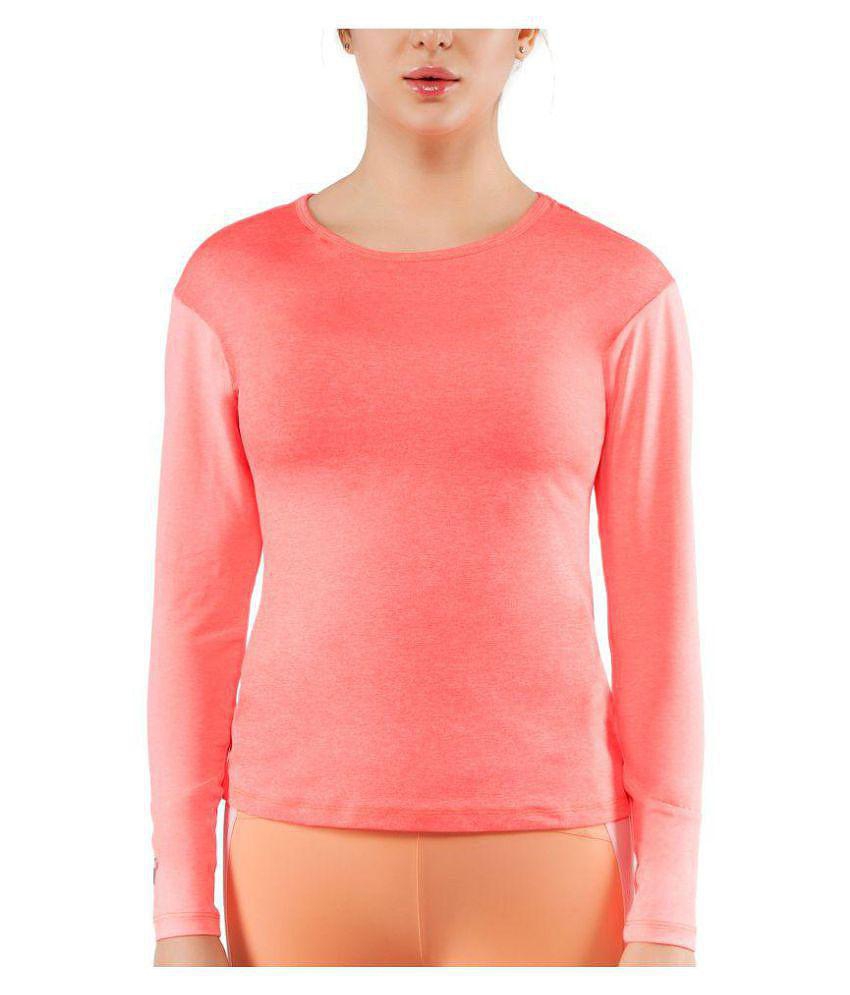 Chic Women Jukebox Polyester Blend T Shirts - Orange - L 2025 at ShopCircuit | ONDC