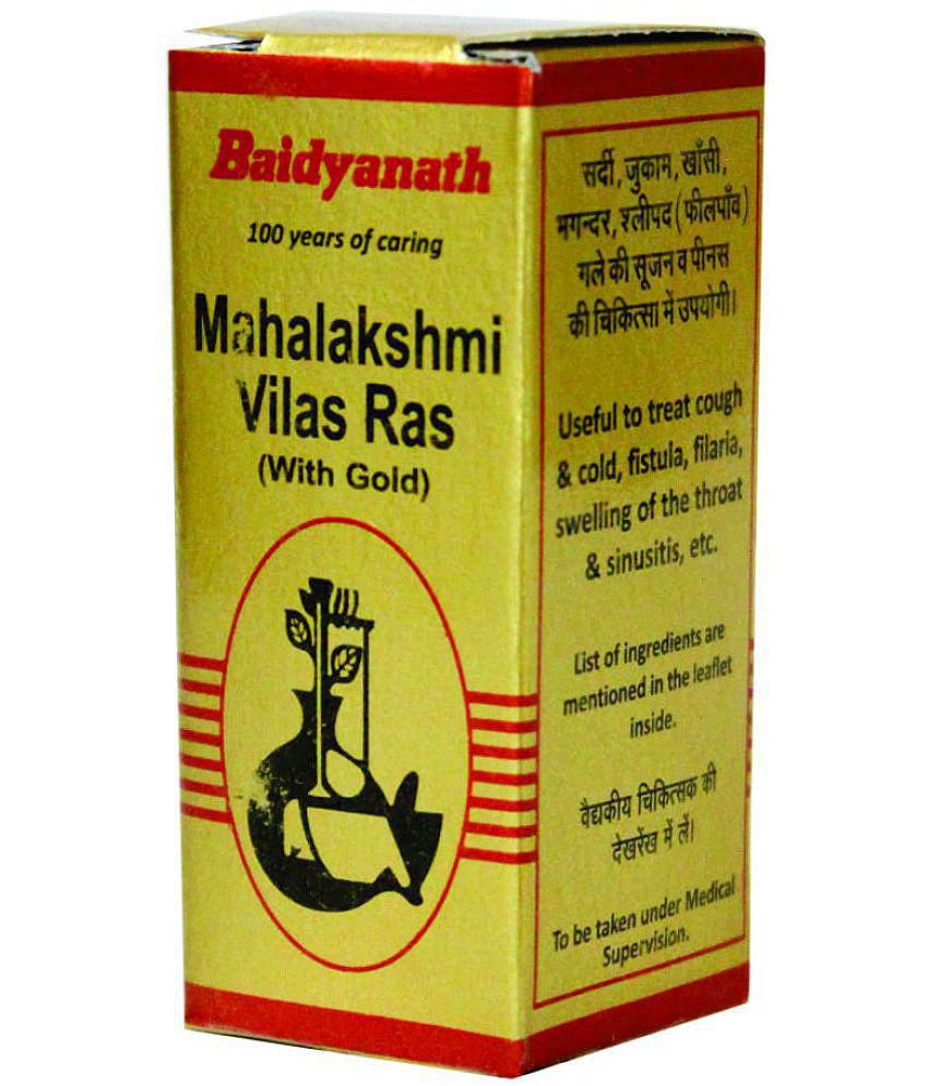 Baidyanath Mahalakshmi Vilas Ras SY, 5 Tablets