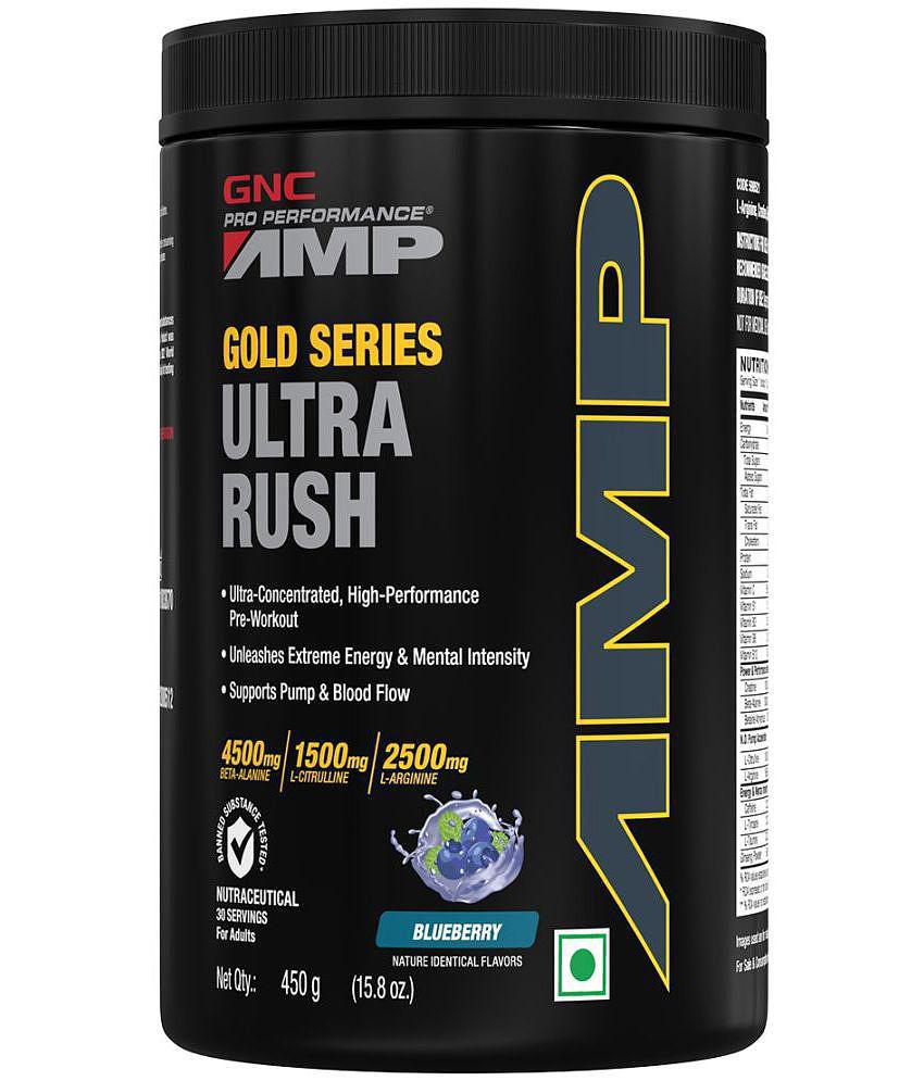 GNC AMP Gold Series Ultra Rush| Fruit Punch- 450 gm