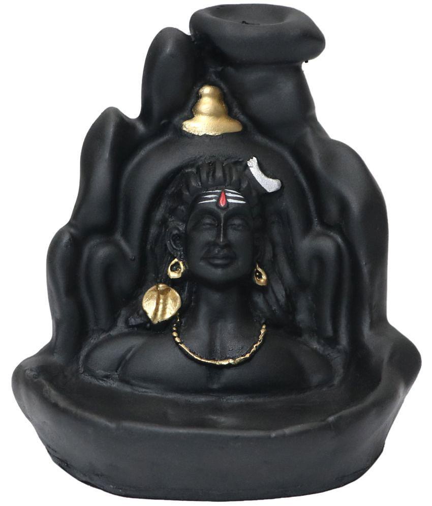 Khushi Enterprises - Smoke Shiva Backflow Showpiece 11 cm ( Pack of 2)