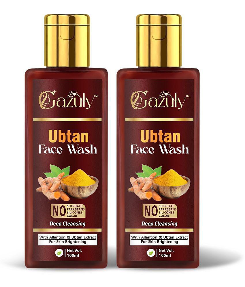 GAZULY Ubtan Face Wash Gel For Men & Women, 100 ml Each (Pack Of 2)