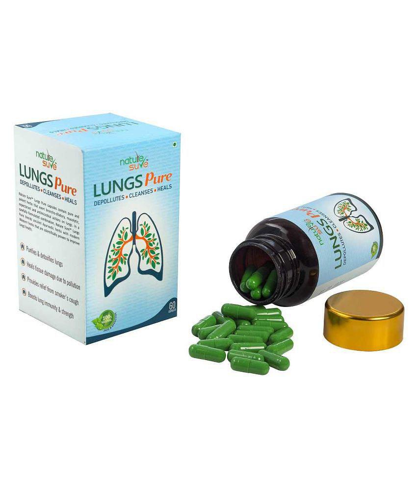 Nature Sure Lungs Pure Capsules for Respiratory Health 3 Packs (60 Capsules Each)