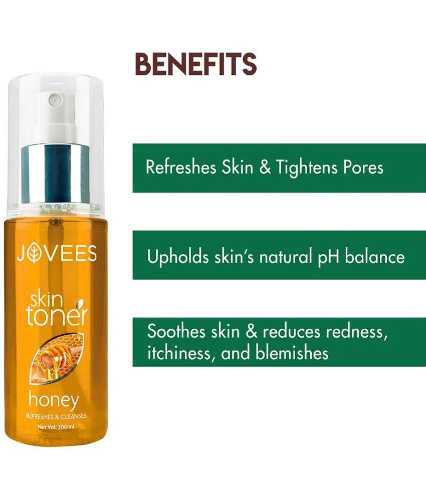 Jovees Herbal Honey Toner Cleanses & Moisturises Pore Tightening For Dry or Combination Skin 200 ml