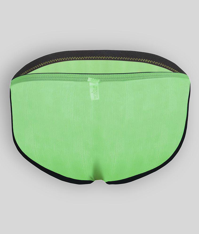 Bruchi Club - Lycra Mint Green Men's Briefs ( Pack of 1 ) - None