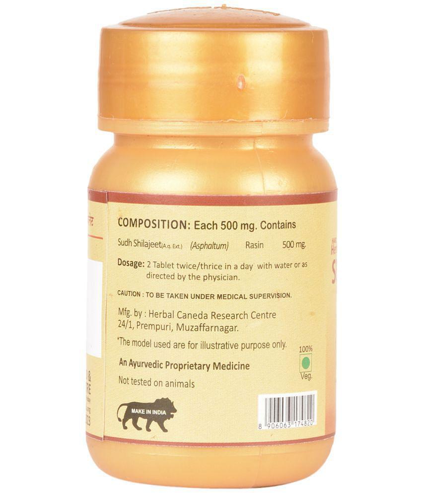 Herbal Canada Shudh Shilajeet - (100 Tab)