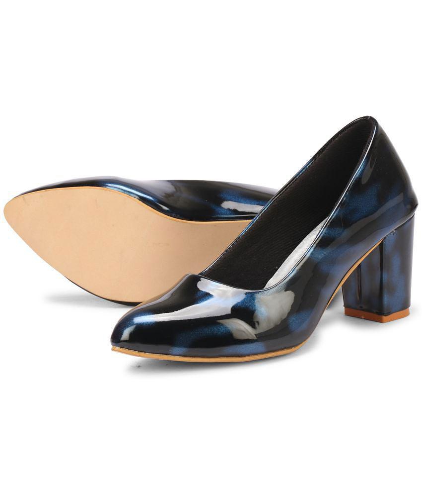 Ishransh - Blue Women's Pumps Heels - None