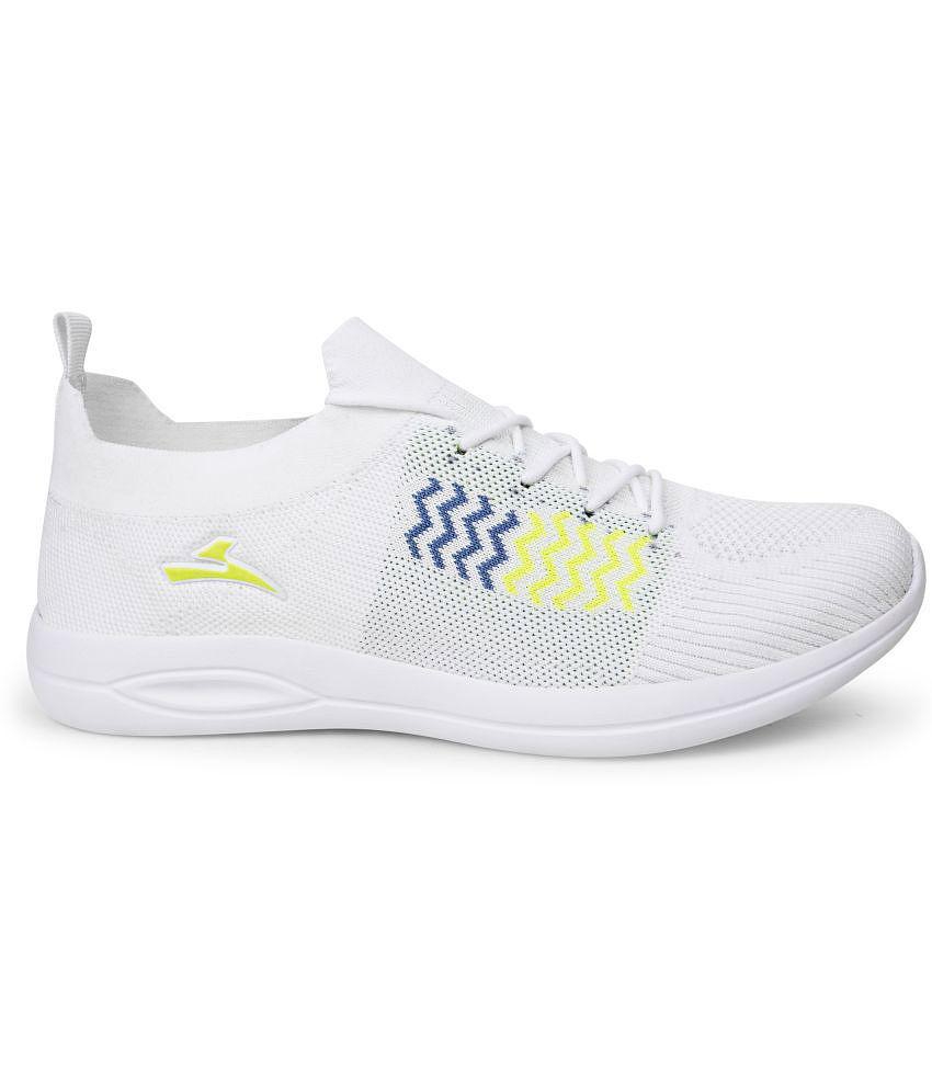 New Women Combit - TRUMP-01_WHITE-C GRN White Mens Sports Running Shoes - None 2025 at ShopCircu
