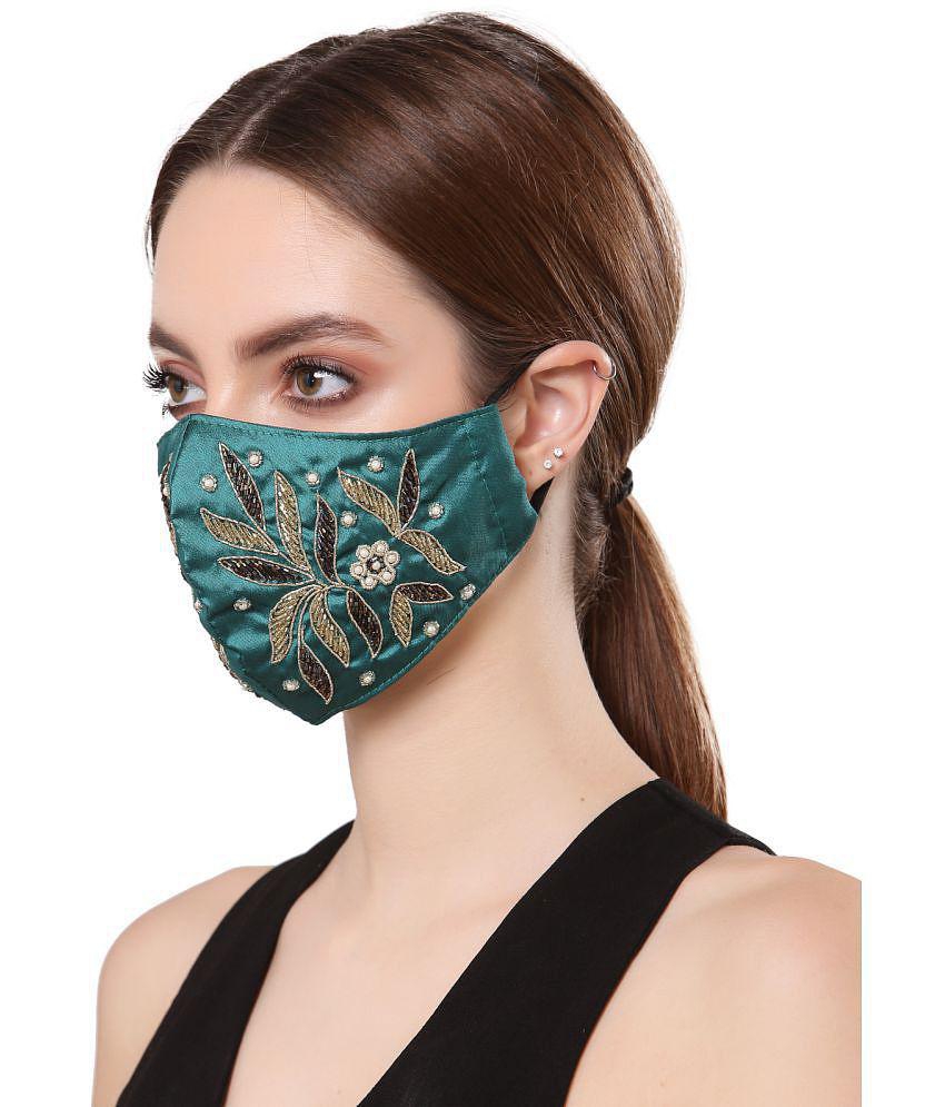 Anekaant - Green 3 Ply Mask (Pack of 1)