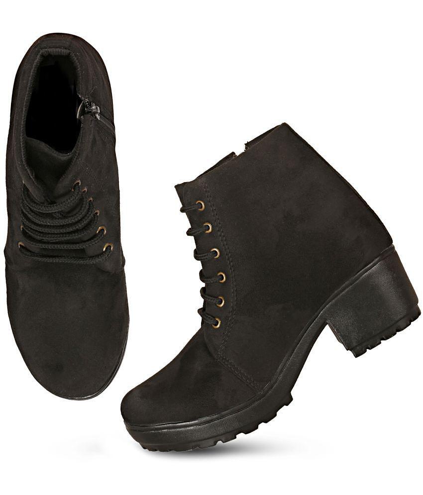 Saheb - Black Women's Ankle Length Boots - None