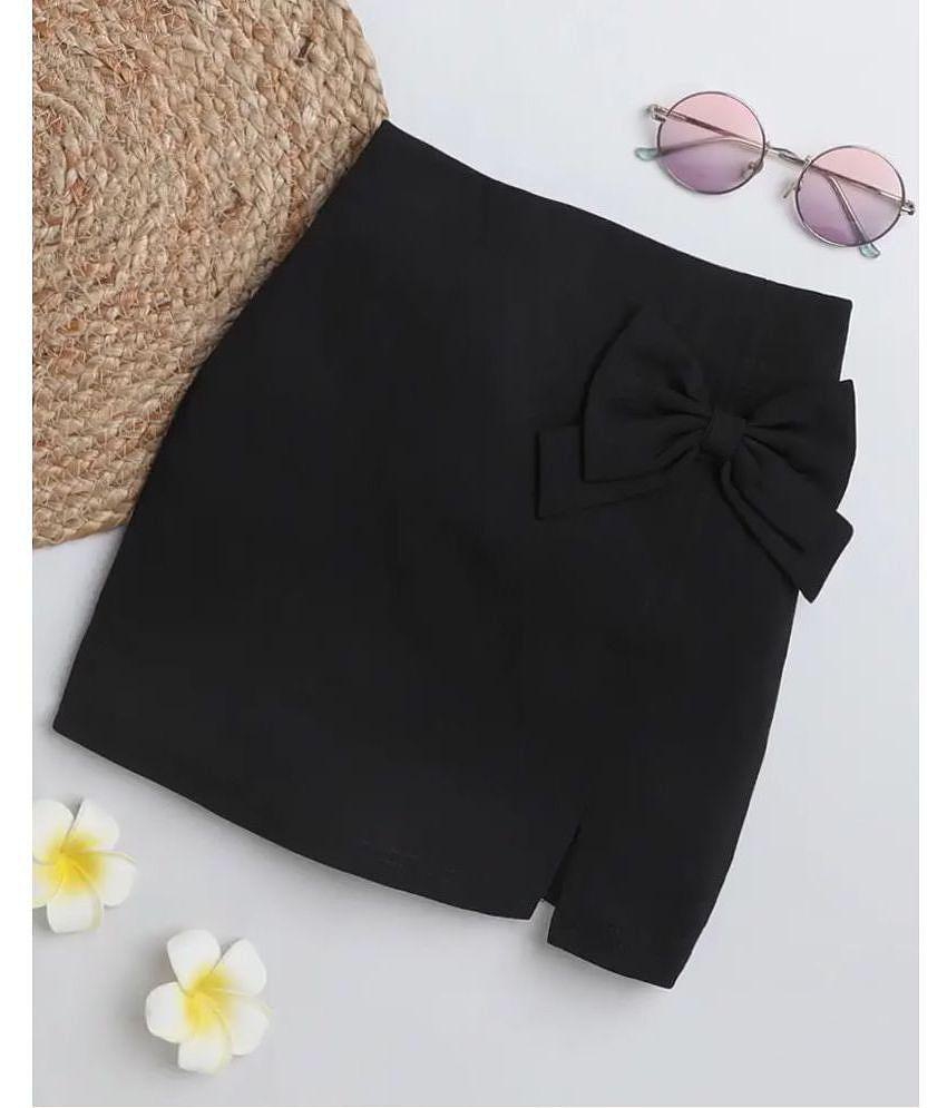 Latest Men Addyvero - Black Cotton Blend Girls Straight Skirt ( Pack of 1 ) - None 2025 at ShopC