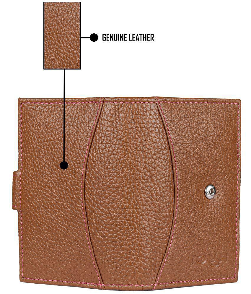 Premium Men Tough - Leather Card Holder ( Pack of 1 ) - Brown 2025 at ShopCircuit | ONDC