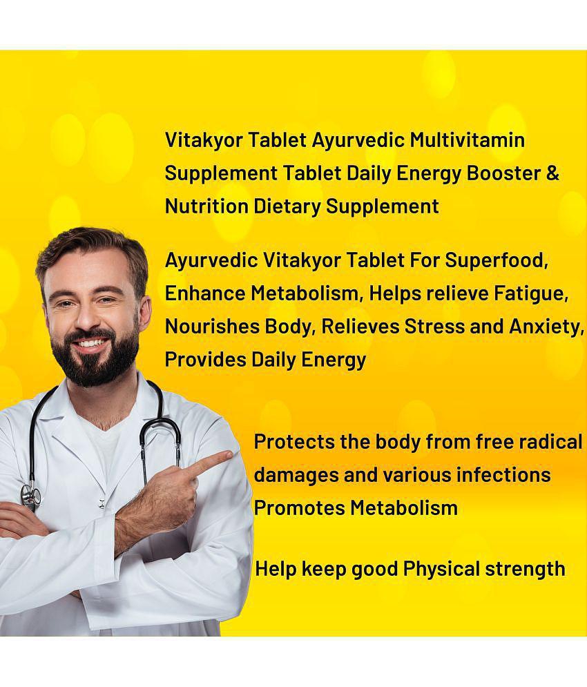 xovak pharmtech Ayurvedic Vitakyor Multivitamin Tablet 50 gm Pack Of 1