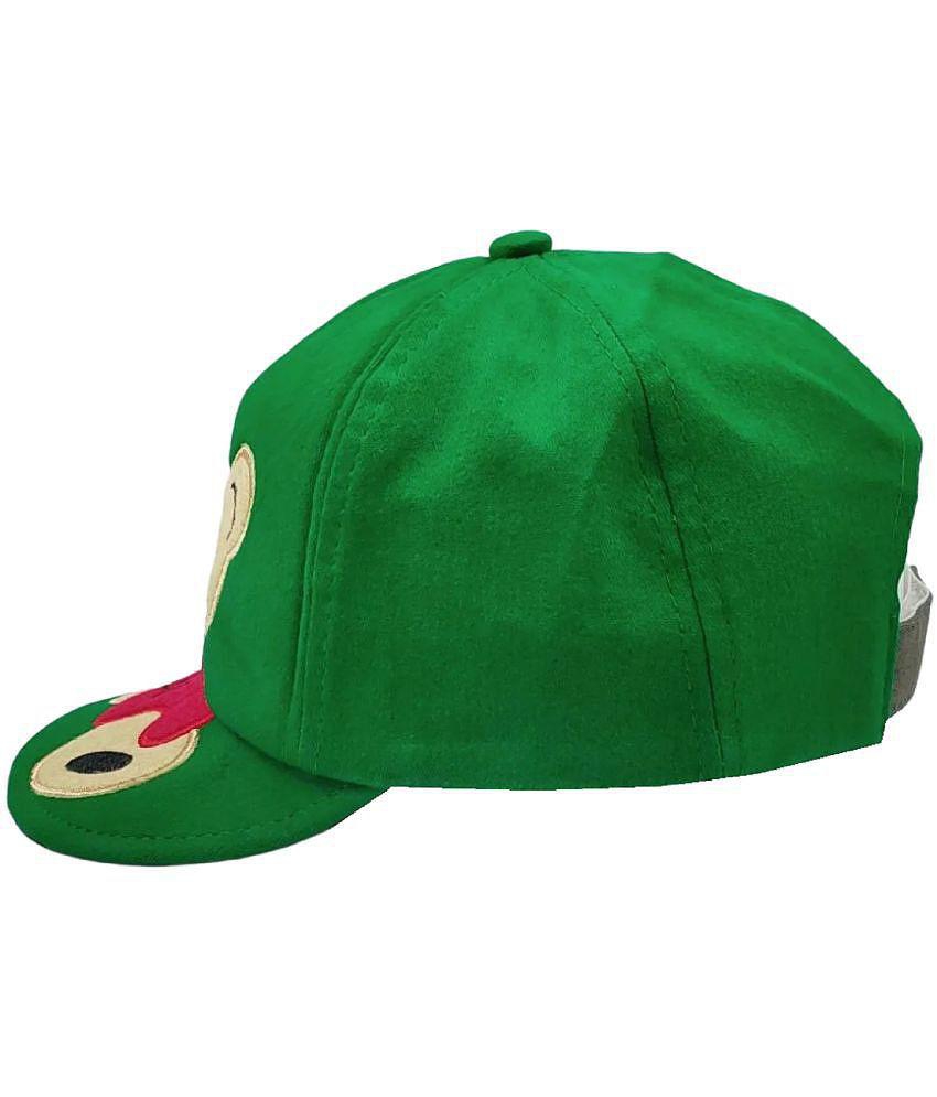 Luxurious Men Zacharias boy's Kids Cotton Cap kc-07 Green (Pack of 1) (1-4 Years) - None 2025 at