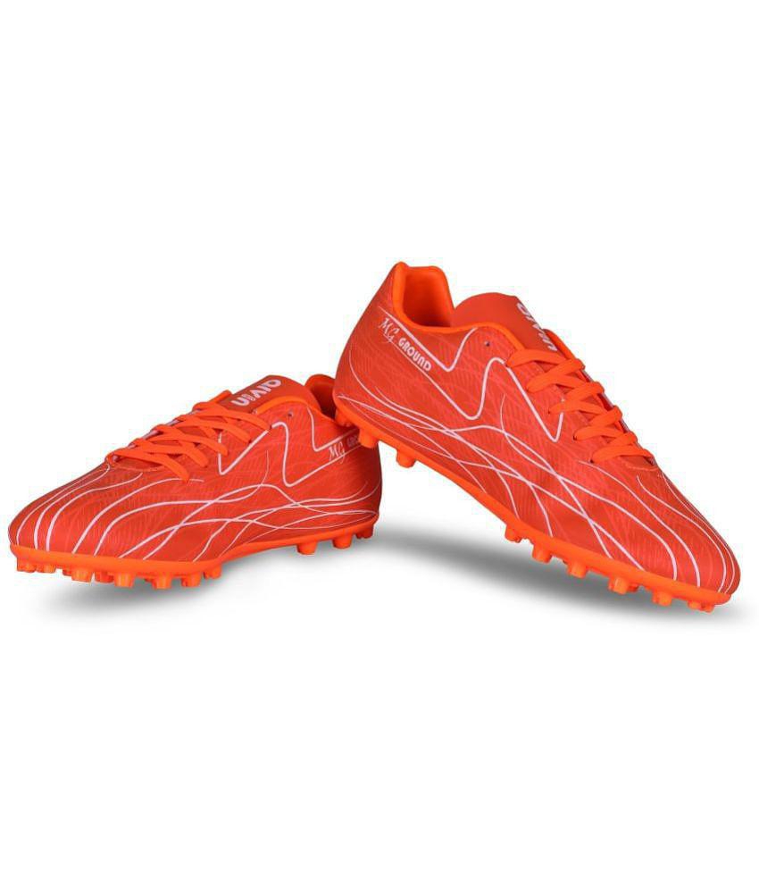 New Men Aivin Trend Multi Ground Red Football Shoes - 9 2025 at ShopCircuit | ONDC