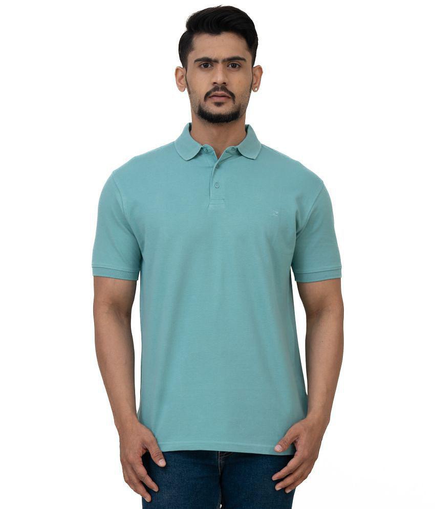 Best Women Cotstyle - Blue Cotton Blend Regular Fit Men's Polo T Shirt ( Pack of 1 ) - None 2025