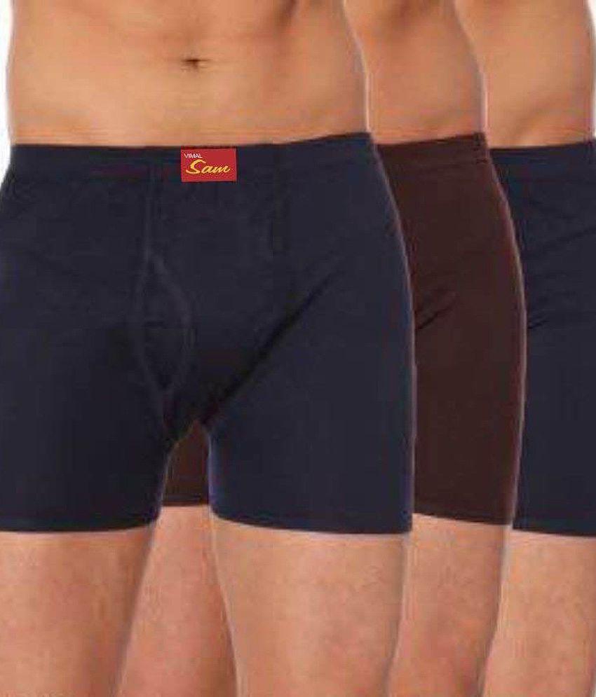 Vimal Jonney Trunks For Men-Pack of 3 Assorted Colours - 110