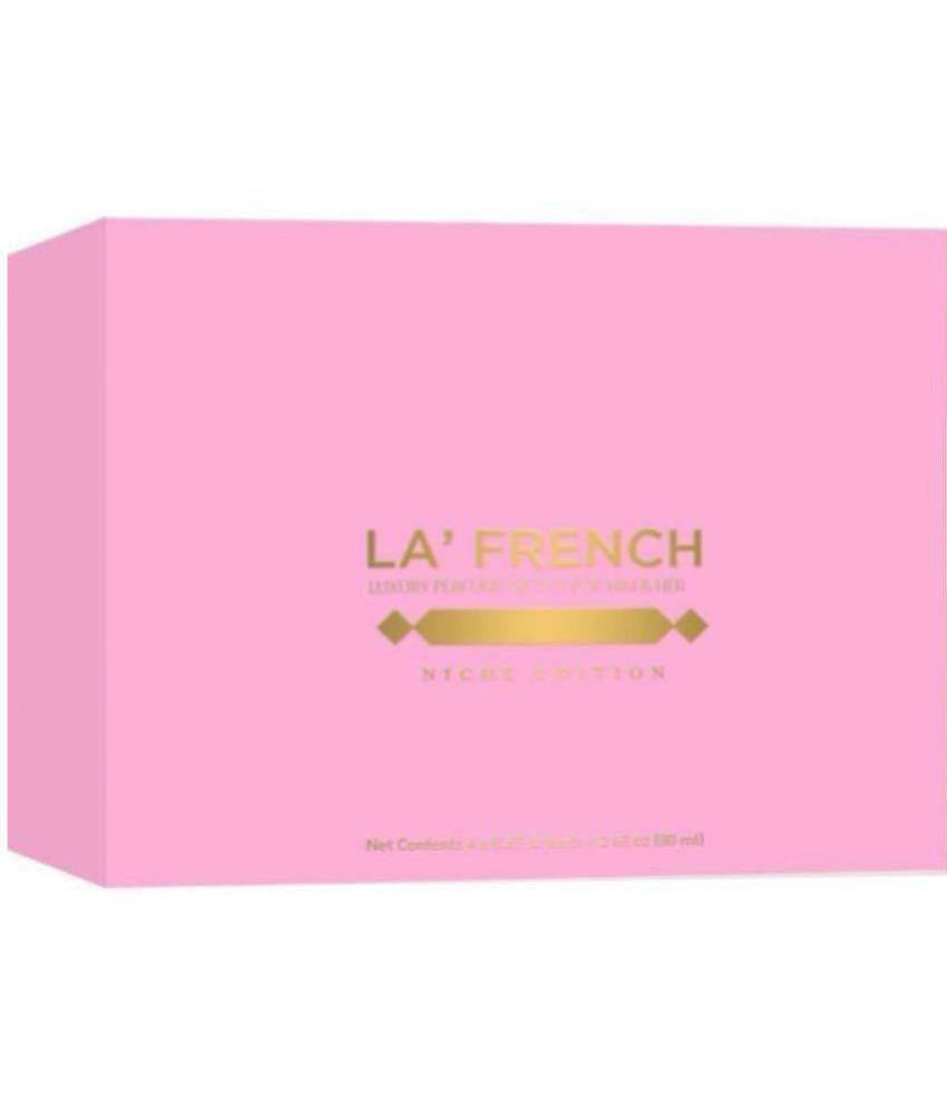 LA FRENCH - Mood Perfume Gift Set (Pink) Eau De Parfum (EDP) For Unisex 80ml ( Pack of 1 )