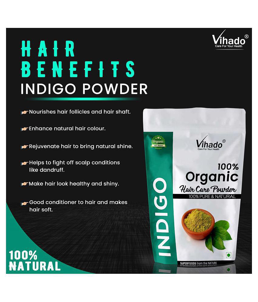 Vihado Natural Indigo Hair colour Hair Scalp Treatment 250 g