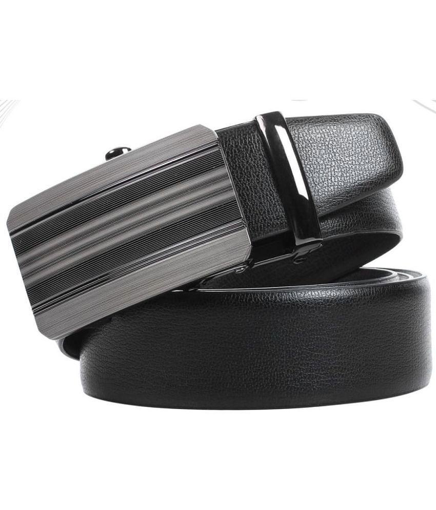 Top Men Zacharias - Black Canvas Men's Casual Belt ( Pack of 1 ) - None 2025 at ShopCircuit | ON