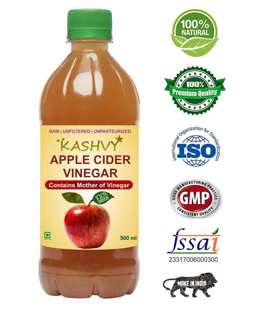 Kashvy Apple Cider Vinegar 500 ml Unflavoured