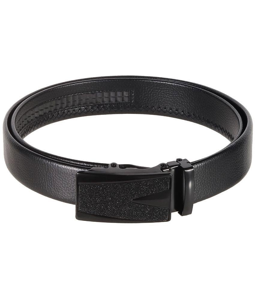 Buy Online Garg Store Zacharias - Black Canvas Men's Casual Belt ( Pack of 1 ) - None