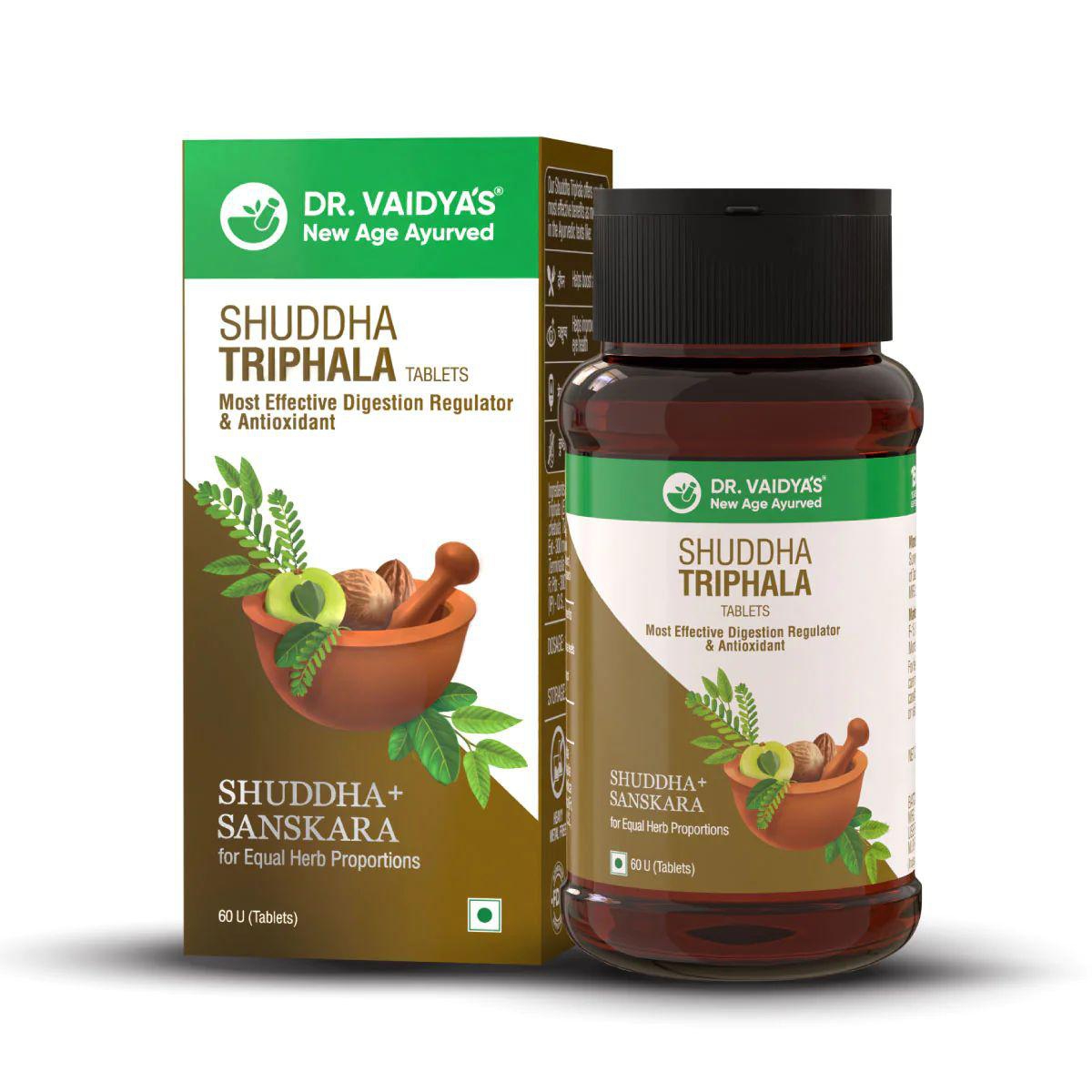 Shuddha Triphala: Most Effective Digestion Regulator & Antioxidant 1 Month