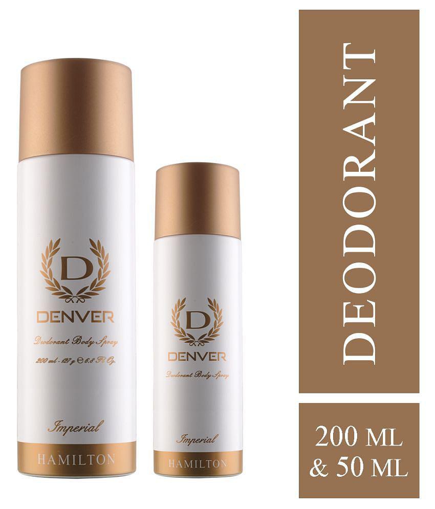 Denver Imperial Deo 200Ml + Imperial Nano Deo 50Ml (Combo Pack Of 2)