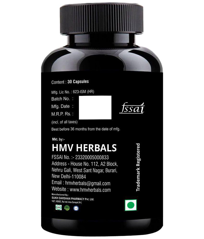 HMV Herbals XXX Power Gold Capsules for Men Herbal Capsule 30 no.s Pack of 3