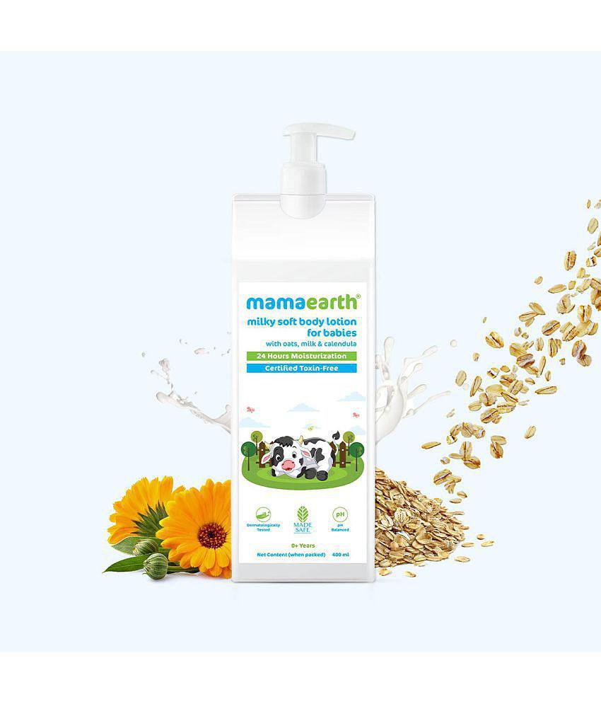 Mamaearth Milky Soft Body Lotion with Oats, Milk & Calendula - 400 ml