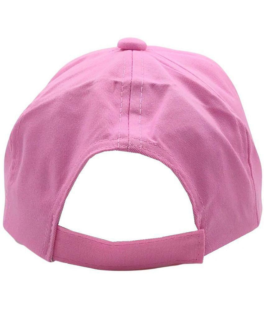 Luxurious Men Zacharias Girl's Kids Cotton Cap kc-13-Light-Pink- (Pack of 1) (1-4 Years) - None 