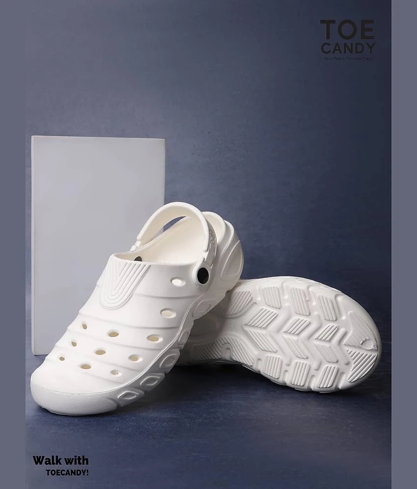 Trendy Men TOE CANDY - Off White Mens Clogs - None 2025 at ShopCircuit | ONDC