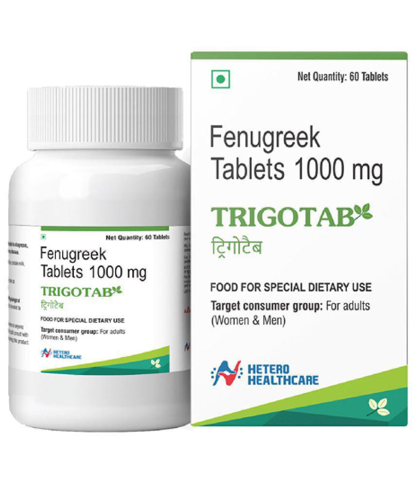 TRIGOTAB Fenugreek Seed Tablets 1000 mg